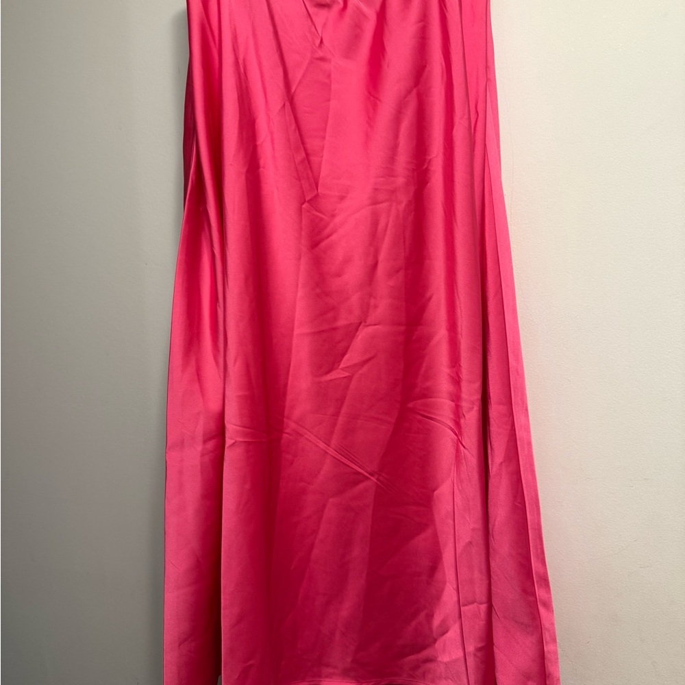 The Drop hot pink midi skirt